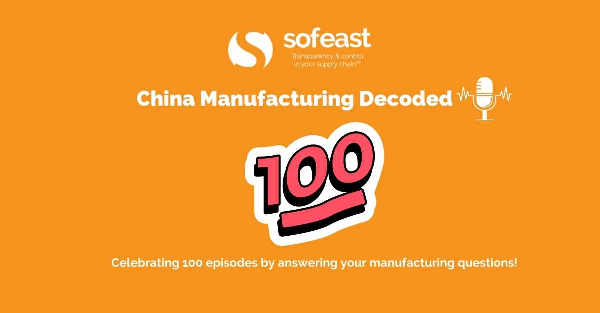 Celebrating 100 episodes by answering your manufacturing questions!