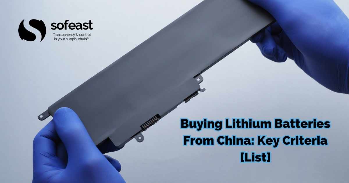 Buying Lithium Batteries From China: Key Criteria [List]