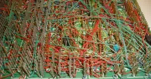 Wire wrapping PCB prototype method