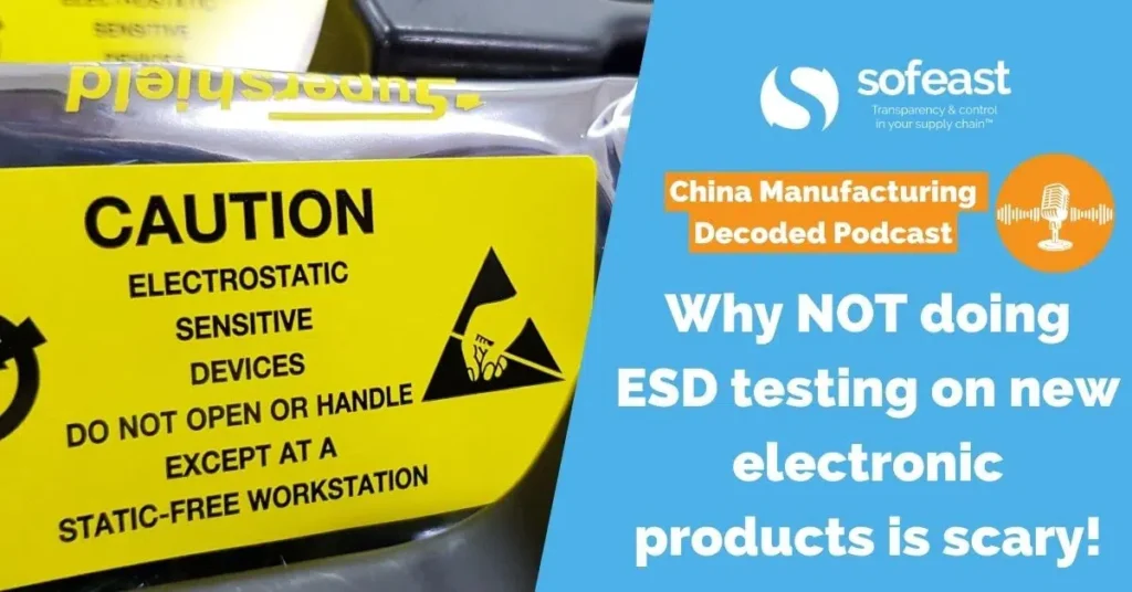 Why NOT doing ESD testing on new electronic products is scary!