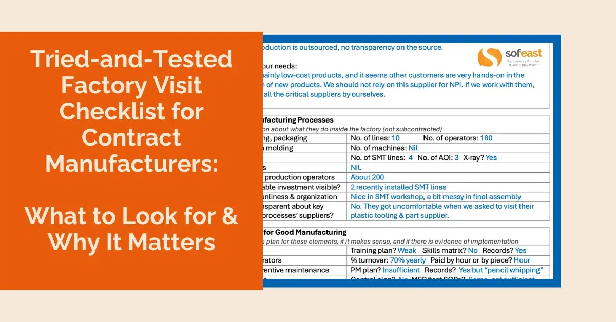 Tried-and-Tested Factory Visit Checklist: What to Look for and Why It Matters [Free Download]
