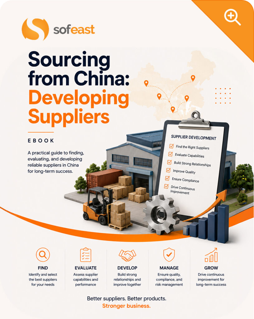 Sourcing From China & Developing Suppliers