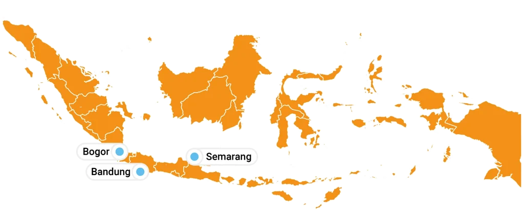 Indonesia operating areas