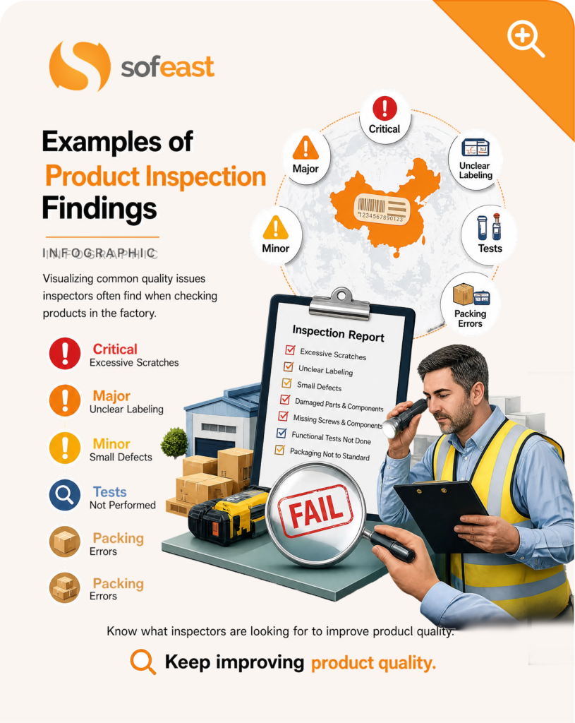 Examples of Product Inspection Findings – Infographic