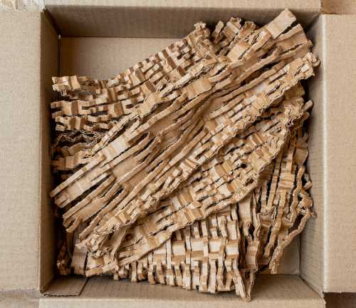 shredded cardboard dunnage